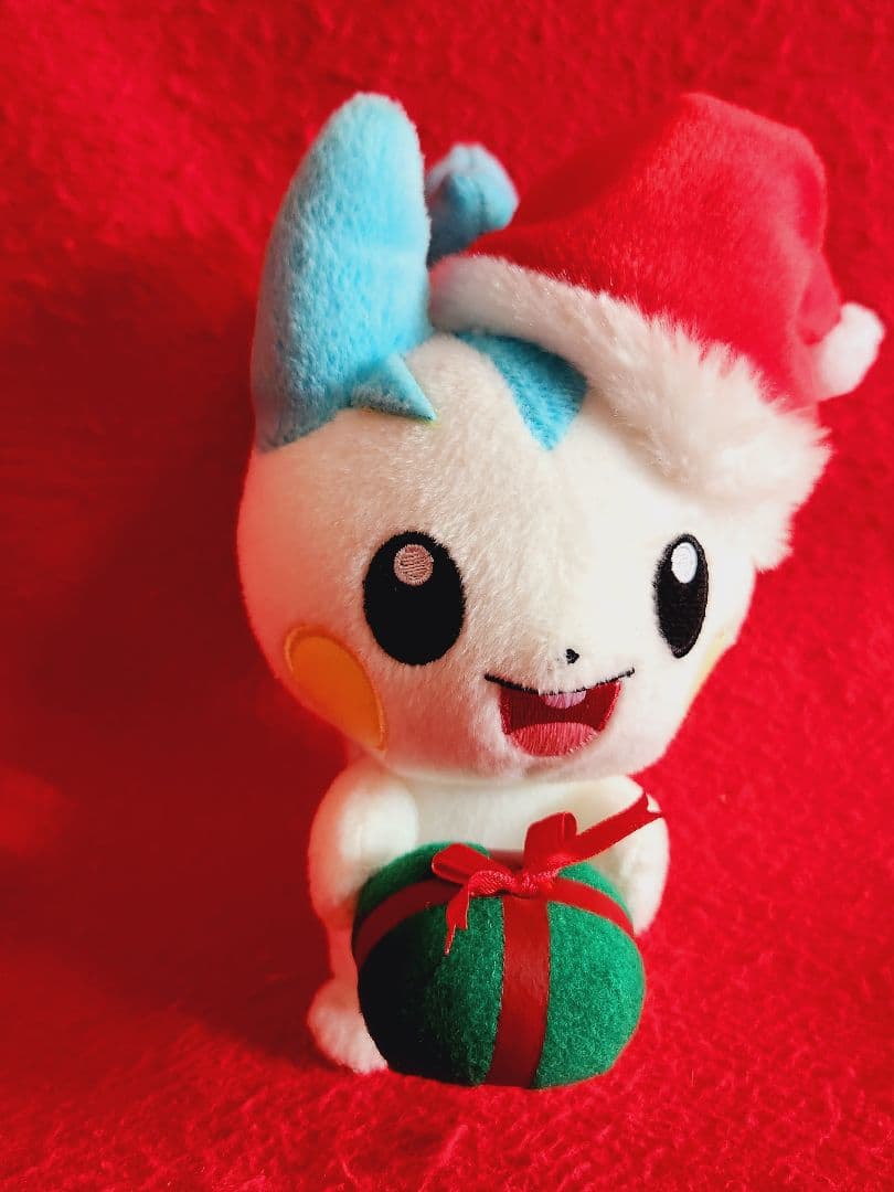 【 ポケモン 】2007年 ぬいぐるみ「 パチリス　クリスマス」 ポケモン 】2007年 ぬいぐるみ「 パチリス クリスマス」 - メルカリ