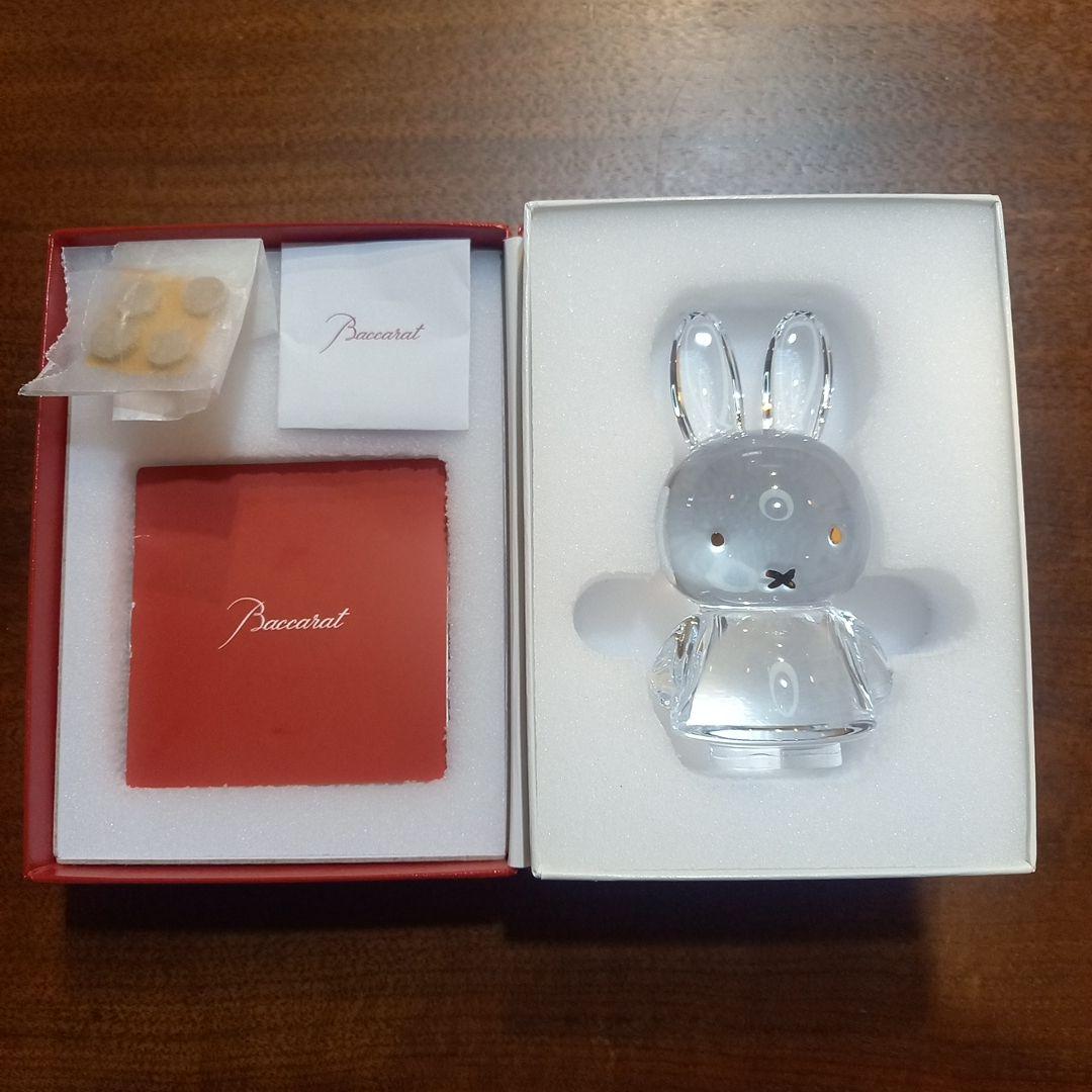 Baccarat ミッフィー 名入れ無料】 【純正紙袋無料】 バカラ Baccarat クリスタルフィギュア
