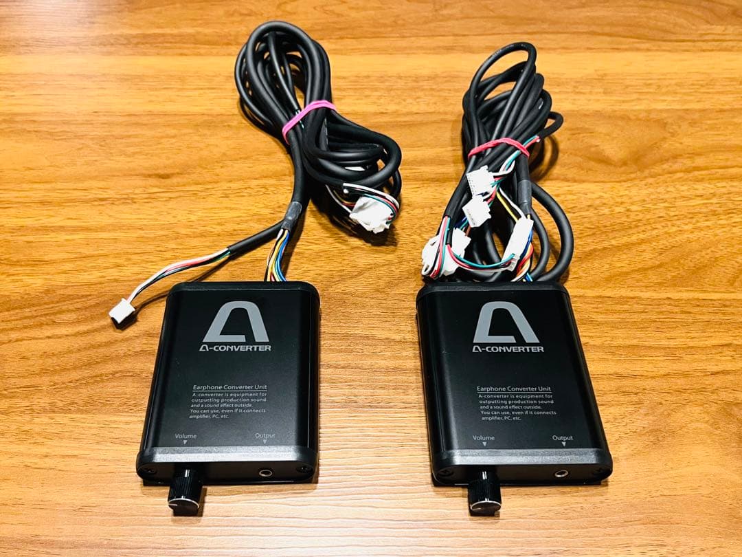 A-SLOT イヤホンコンバーター 4ch 2台セット A-コンバータースイッチ 【4ch】 イヤホンジャックの抜き差しだけで音