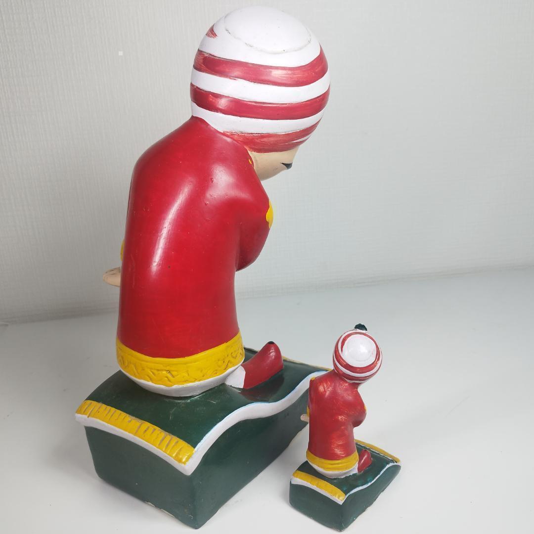 マハラジャ Air India インド航空 ビンテージ 70's 置物 hAT4 - メルカリ