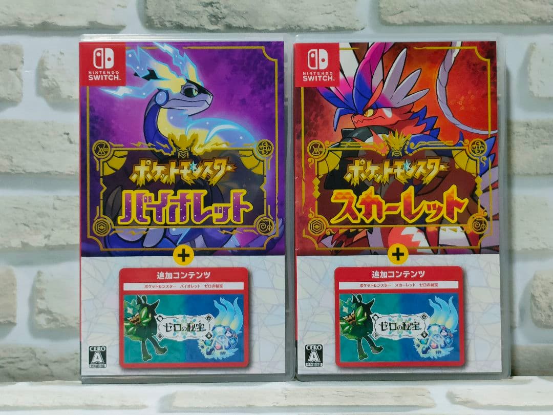 Switch ポケモン スカーレット バイオレット+ゼロの秘宝 - メルカリ