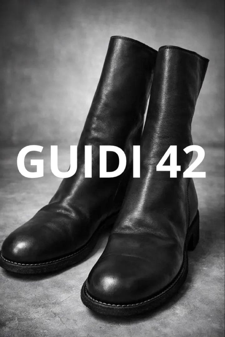 GUIDI 788 Back Zip バックジップ ブーツ サイズ42 - メルカリ