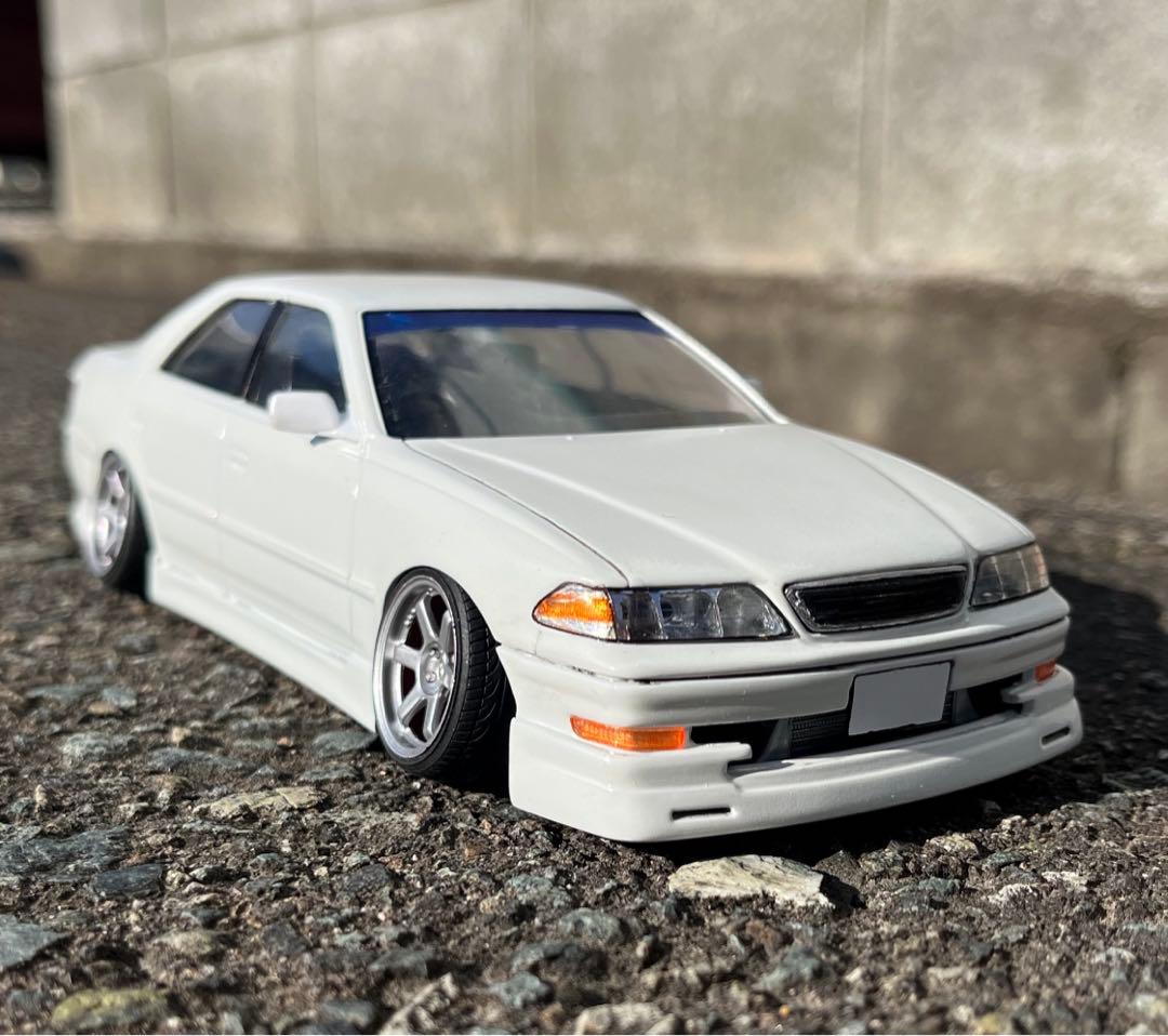 アオシマ jzx100 マークII プラモデル 完成品 - メルカリ