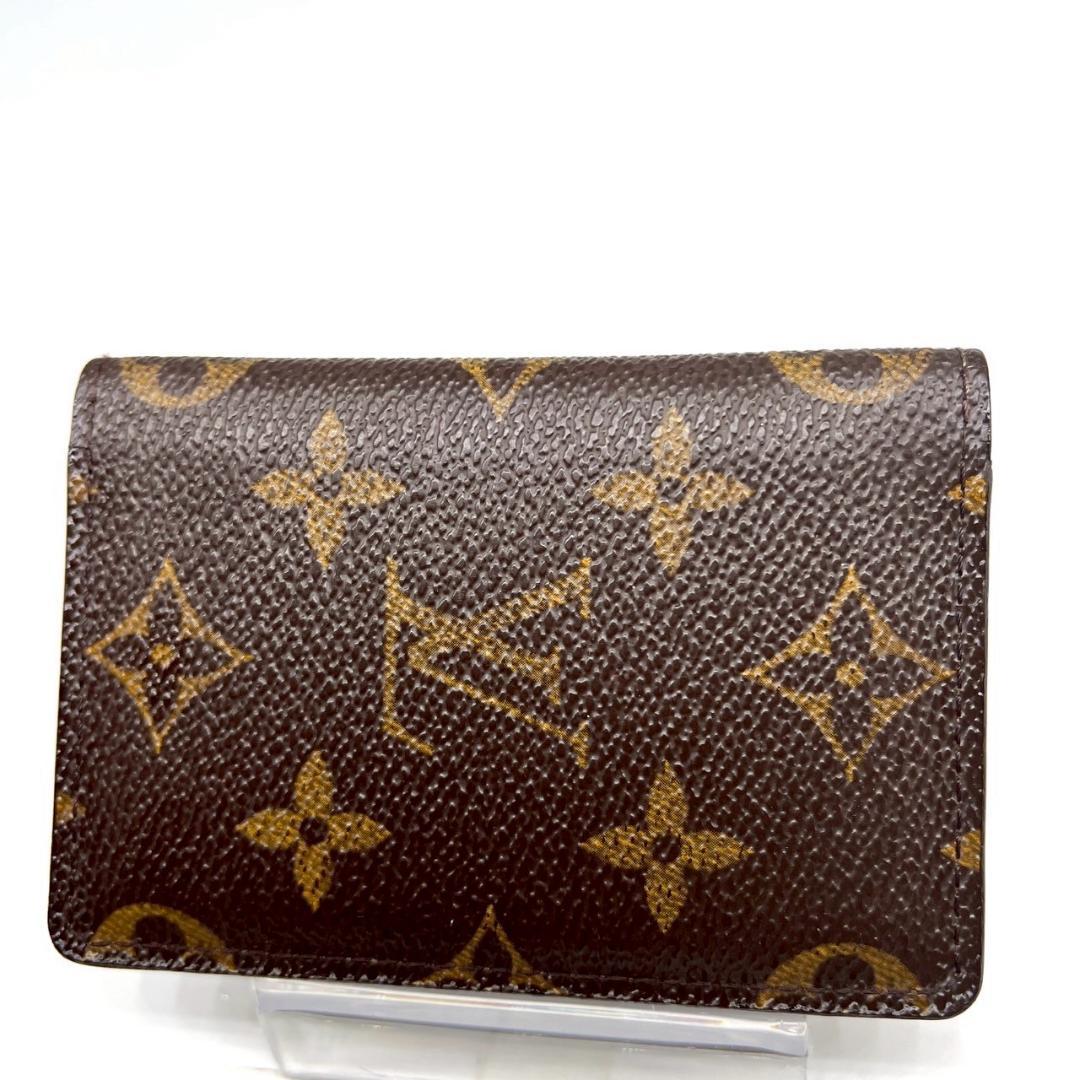 【美品】ルイヴィトン 名刺入れ オーガナイザードゥポッシュ モノグラム 極美品・箱付】ルイヴィトン モノグラム オーガナイザードゥポッシュ