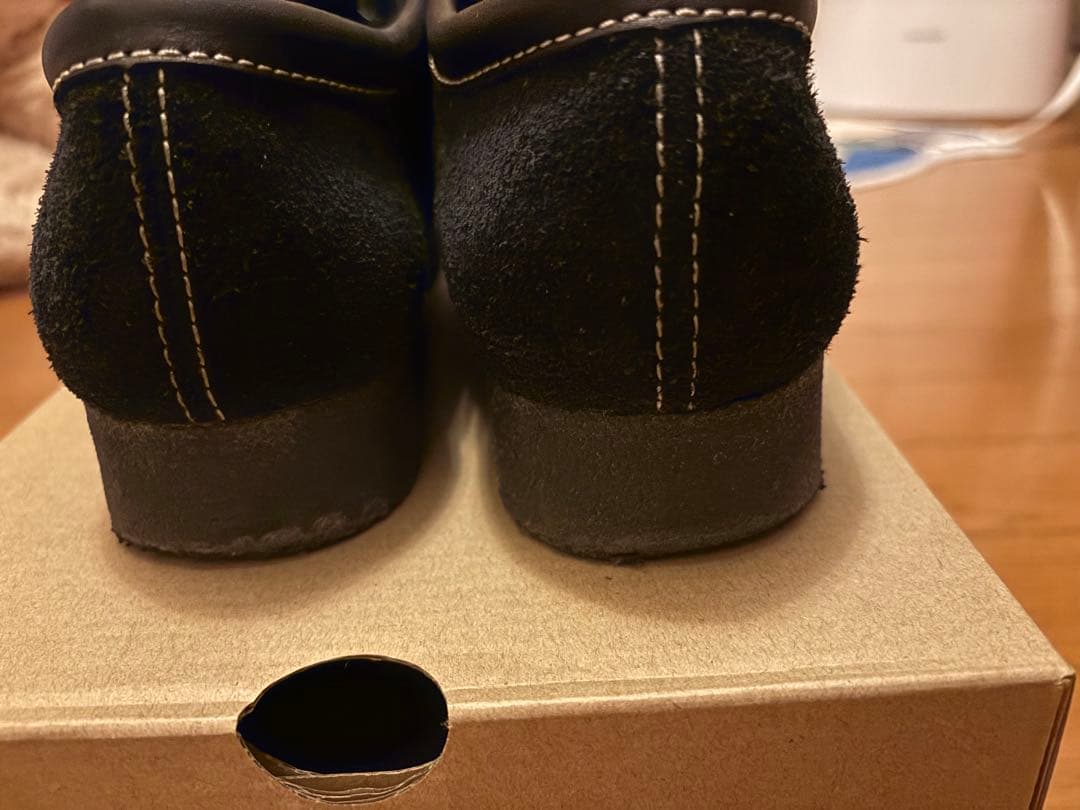 靴 24.5cm us7 uk6 STUSSY CLARKS WALLABEE