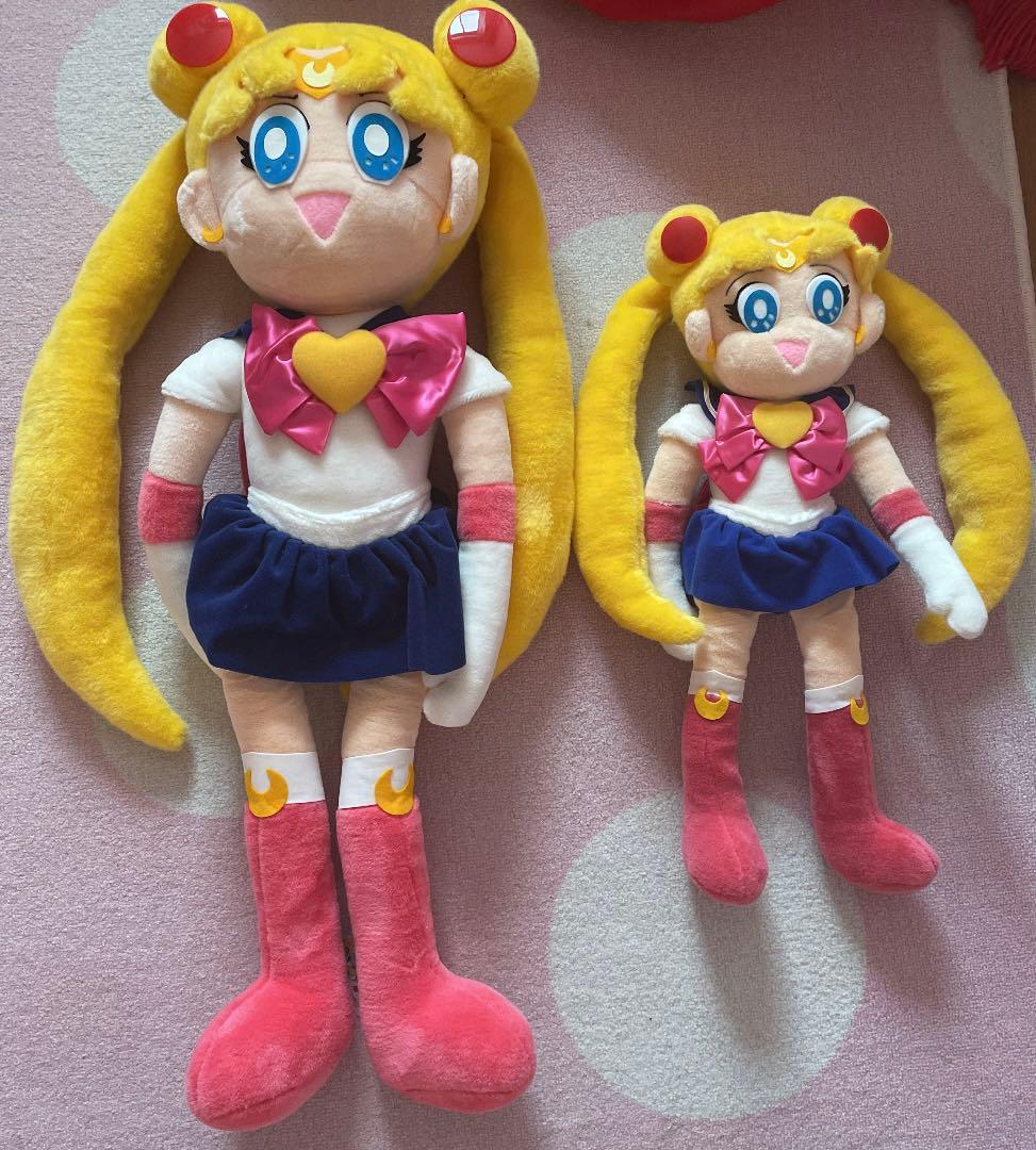 セーラームーン 特大 当時物 ぬいぐるみ 2体 90' - メルカリ
