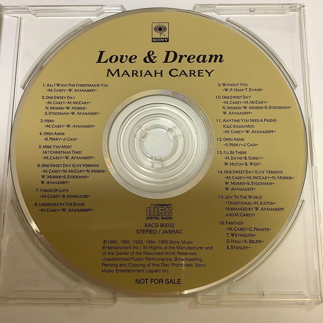 マライア・キャリー Love＆Dream 国内盤プロモ