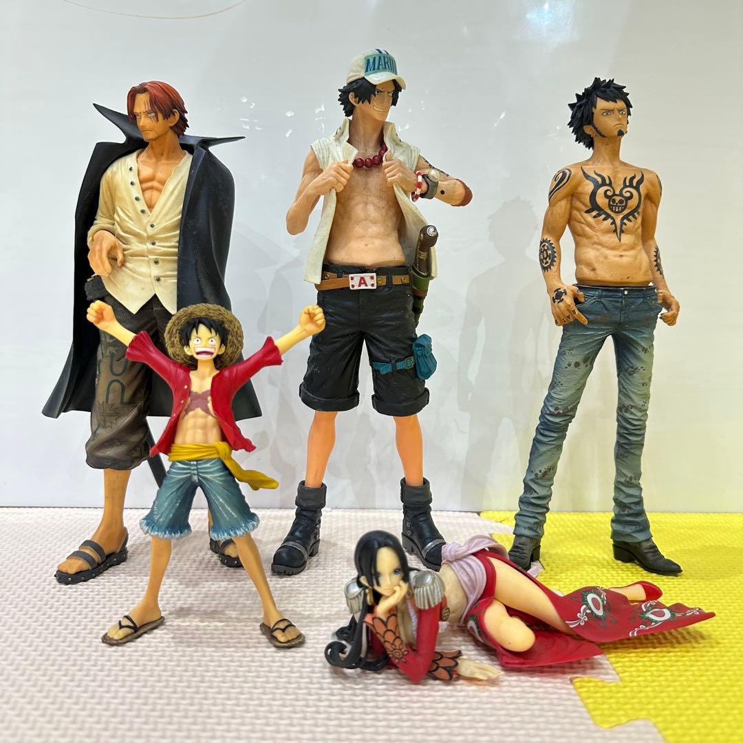 ワンピース フィギュアセット ルフィ シャンクス エース ハンコック