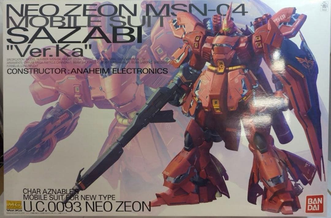 新品未開封】 MG 1/100 MSN-04 サザビー Ver.ka - メルカリ
