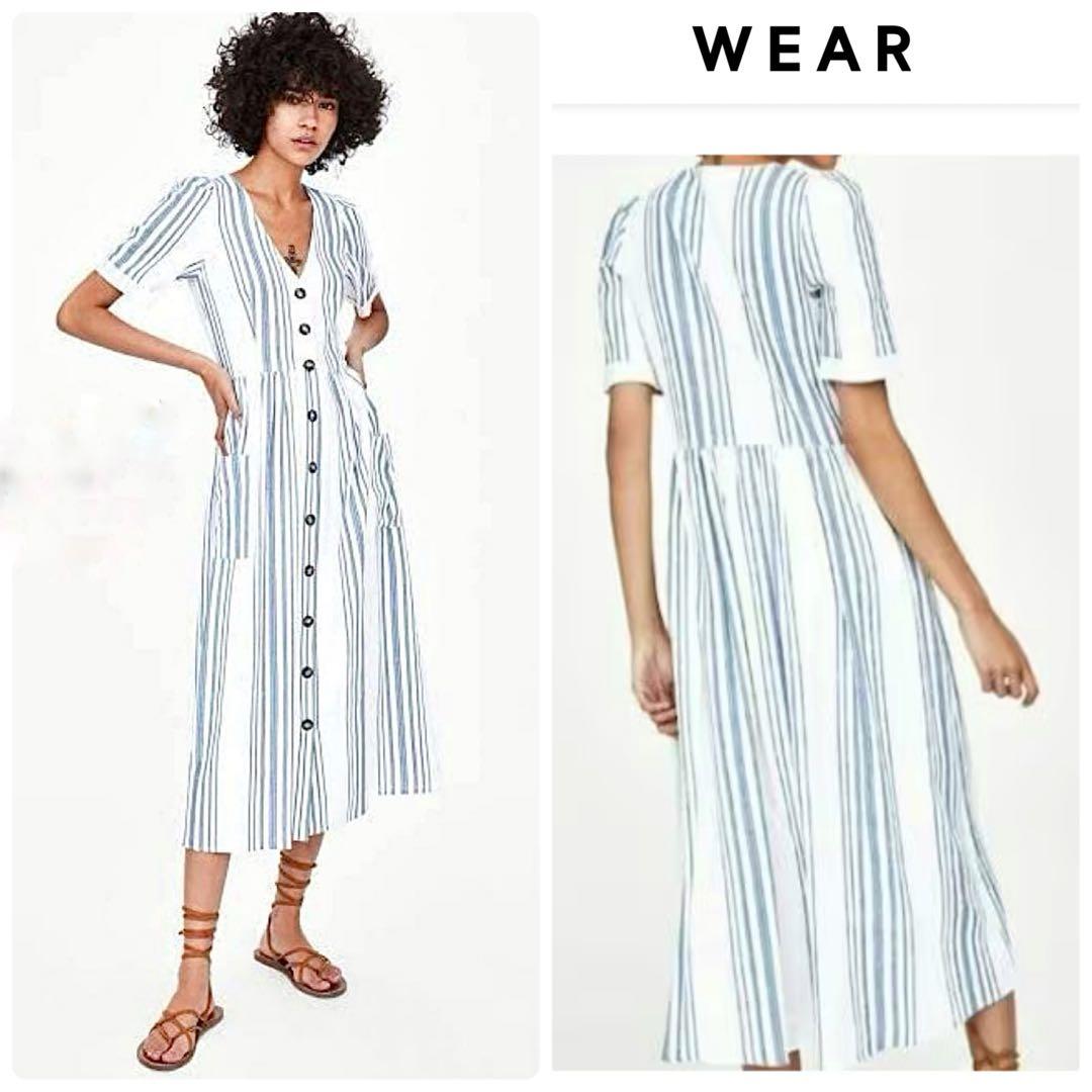 50 マディソンブルー ブラウス ボタンダウン シャツ ロゴ刺繍 ネイビー