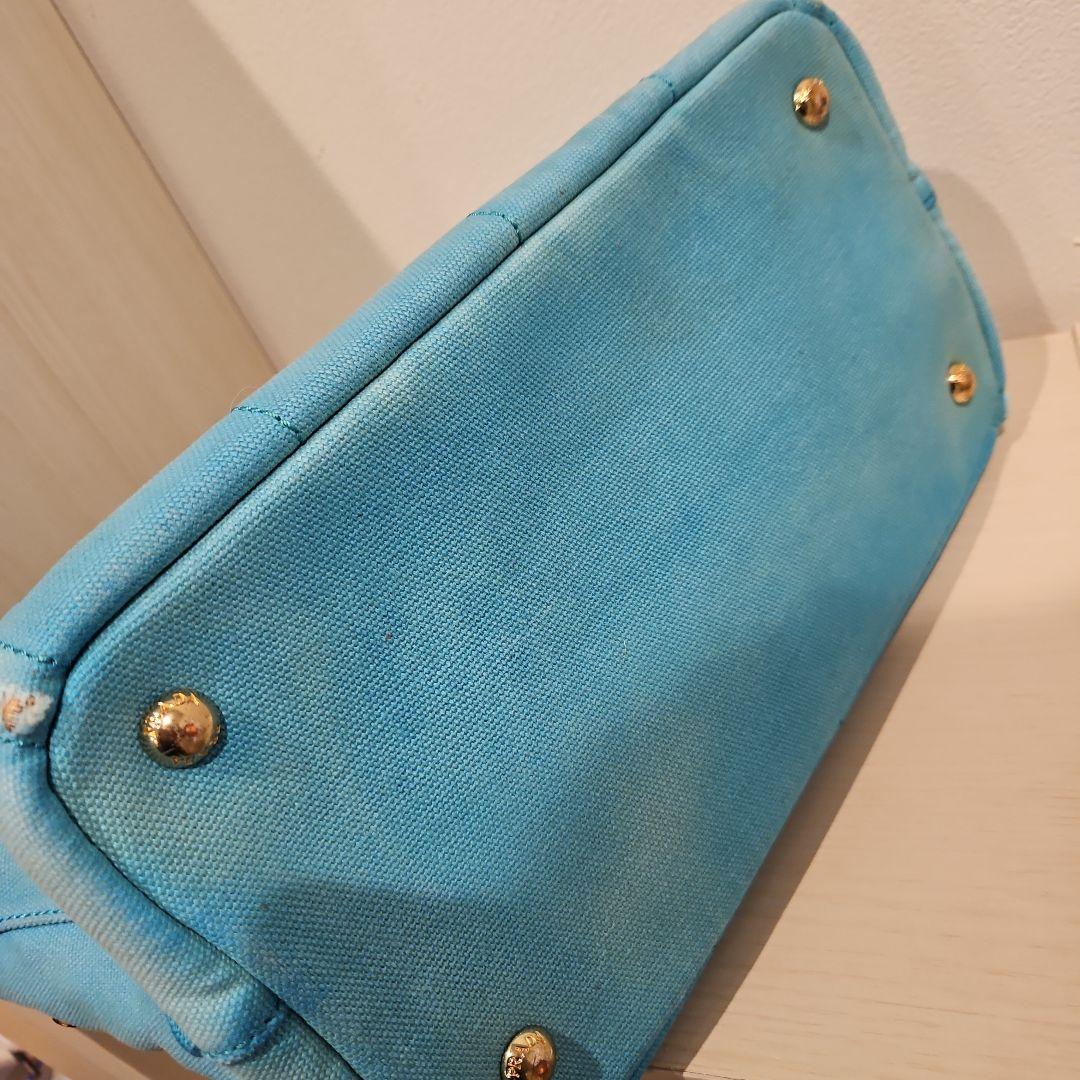 tomo 様専用です PRADA カナパSサイズ ターコイズ - メルカリ