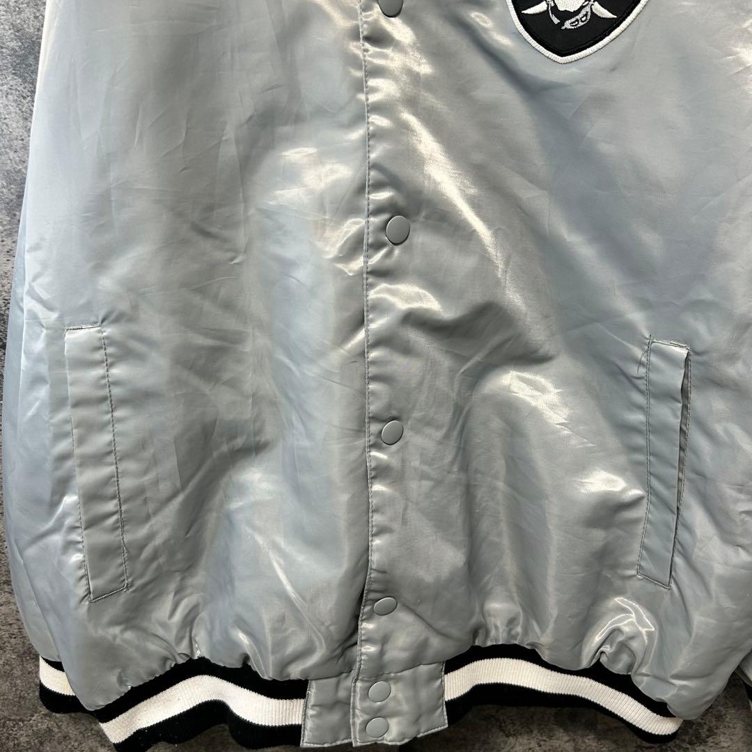 90s スターター NFL レイダース スタジャン XXL シルバー 長瀬智也