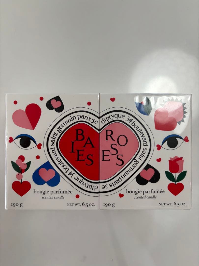ディプティック2024バレンタイン限定キャンドル♡ ディプティック」のバレンタイン限定キャンドルが登場 2種の香りの
