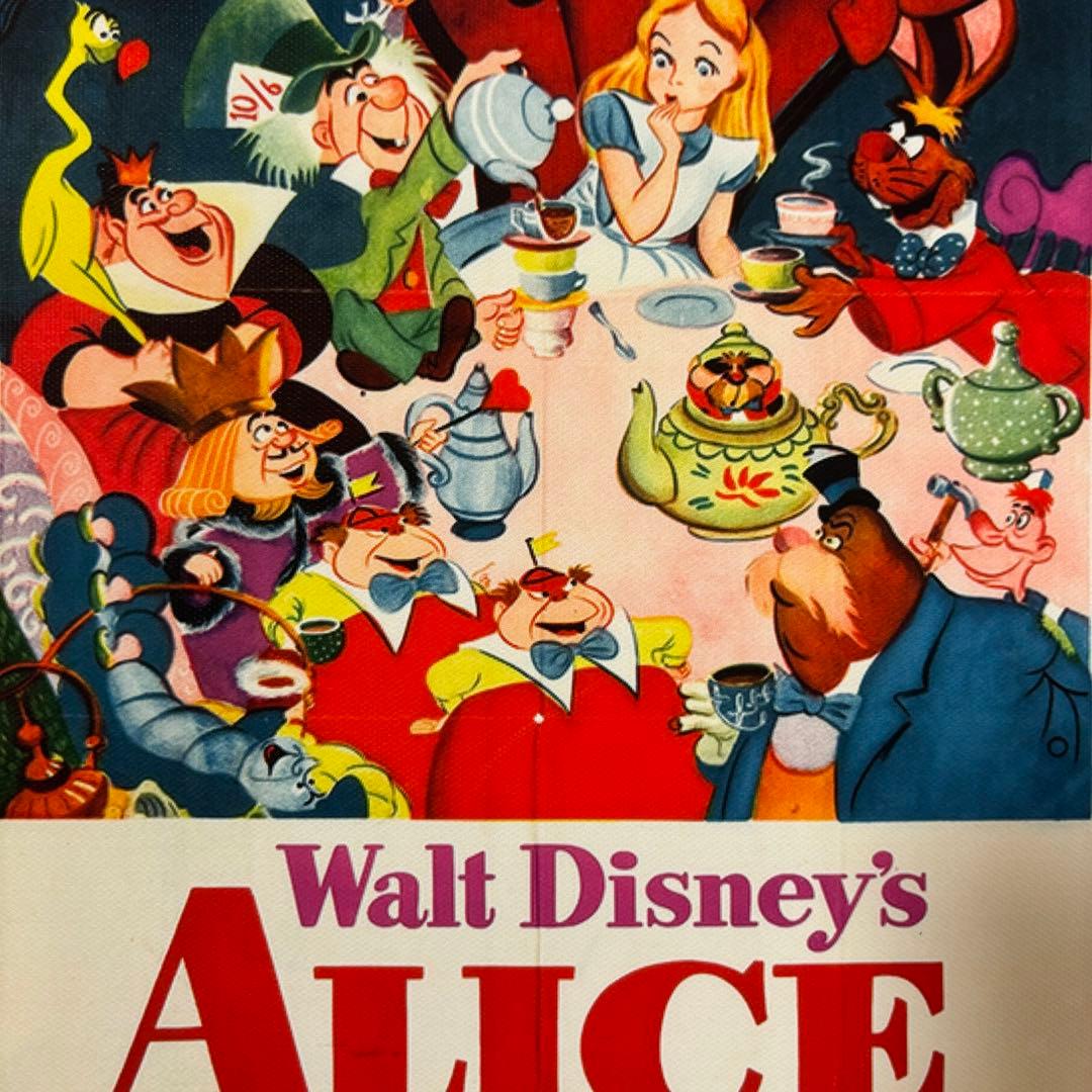 黒額付きポスター】不思議の国のアリス Alice in Wonderland② - メルカリ