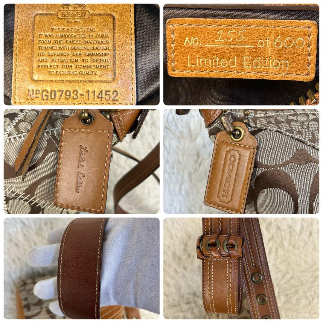 ✨希少 コーチ バケツ型 ワンショルダーバッグ 限定品 パッチワーク 11452