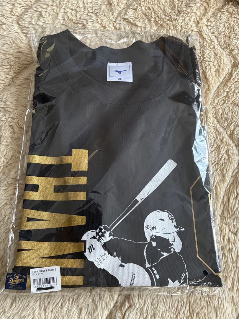THANK YOU」「SHO NAKATA」中田翔 引退Tシャツ 未使用