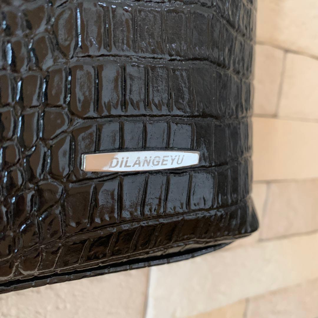 DILANGEYU ビジネスバッグ 2way クロコ型押し本革 A4可 - メルカリ