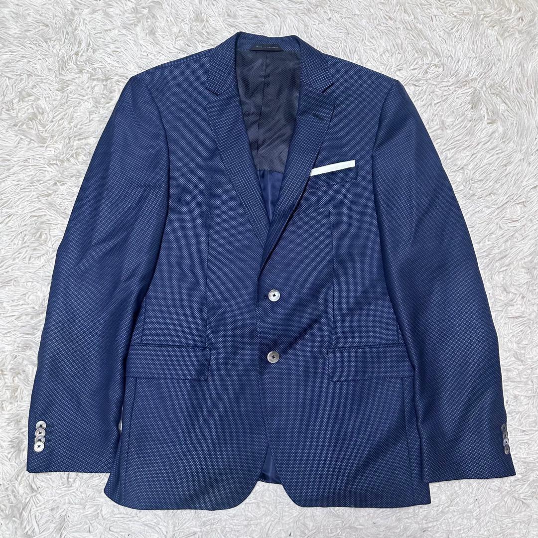 BOSS テーラードジャケット 2XL LANIFICIO TESSE ネイビー - メルカリ
