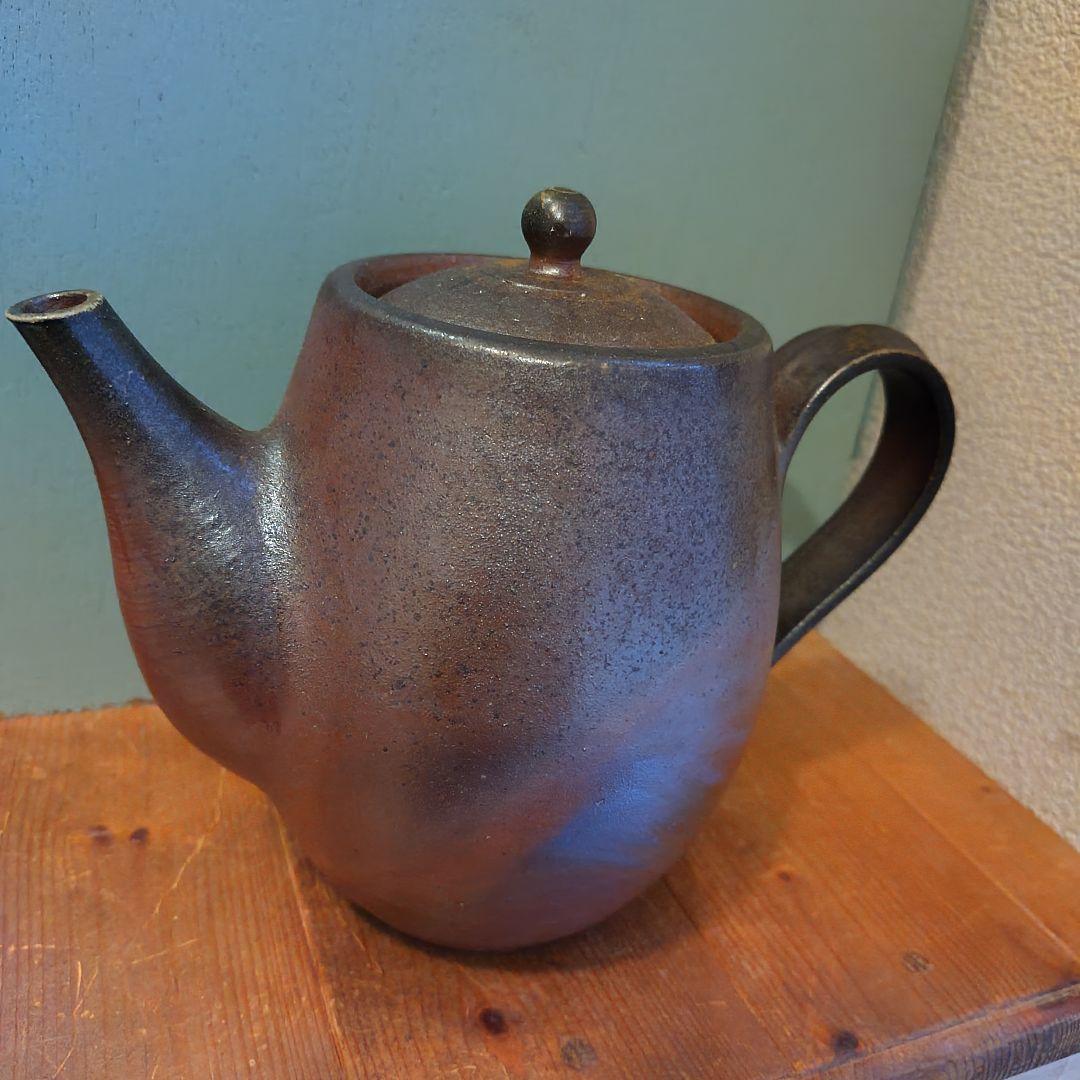 備前焼 急須 後楽窯 堀川南山 ティーポット 茶道具 茶器 岡山伝統工芸