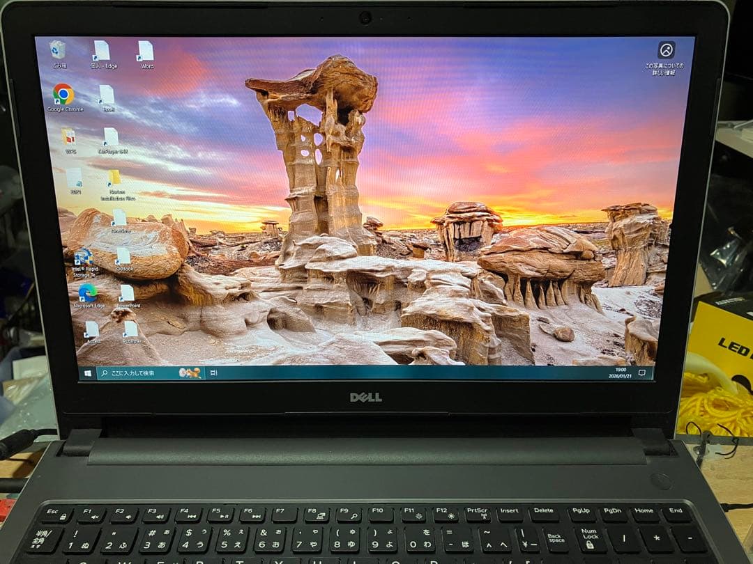 DELL Inspiron 5559 ノートPC中古完動品❣️ Inspiron デル Dell 5559 15.6型 Cel 3855U/4GB/1TB HDD/Windows11/WPS