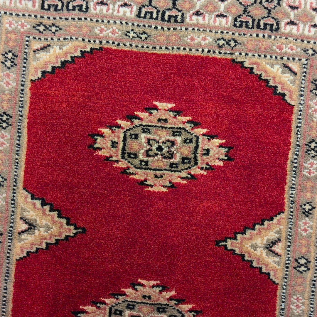 60x93cmパキスタン手織りマット(106)ギャッベ・ペルシャ・じゅうたん