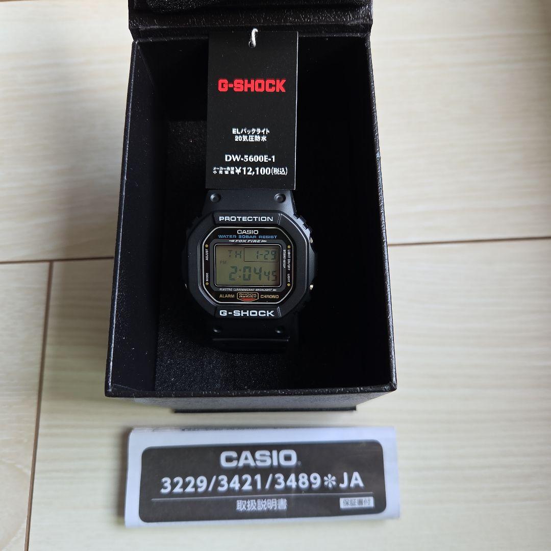 CASIO G-SHOCK ブラック DW-5600E DW-5600E-1 | CASIO