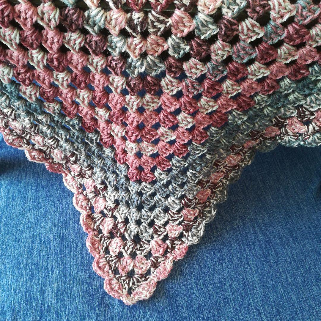 こたつカバー手編み ハンドメイド マルチカバー ブランケット ベッド