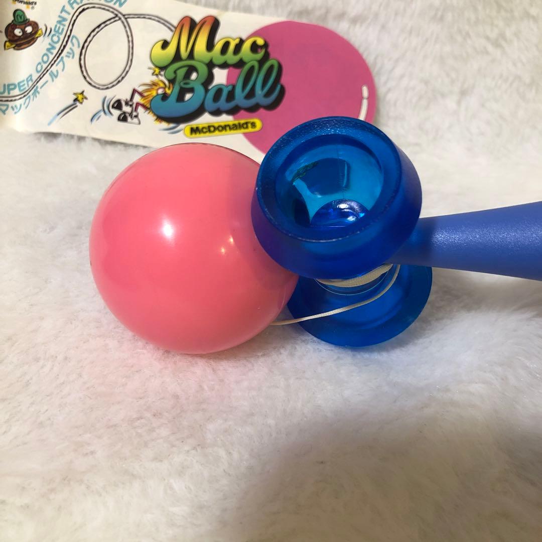 美品】80sマックボール (マクドナルドのけん玉) ブック付日本けん玉
