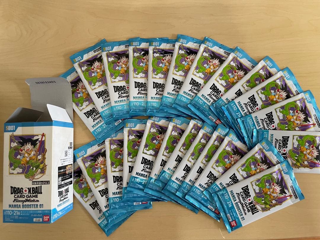 ドラゴンボール MANGA BOOSTER 01 箱付きバラパック フュージョンワールド情報】ドラゴンボール40周年を記念する特別弾