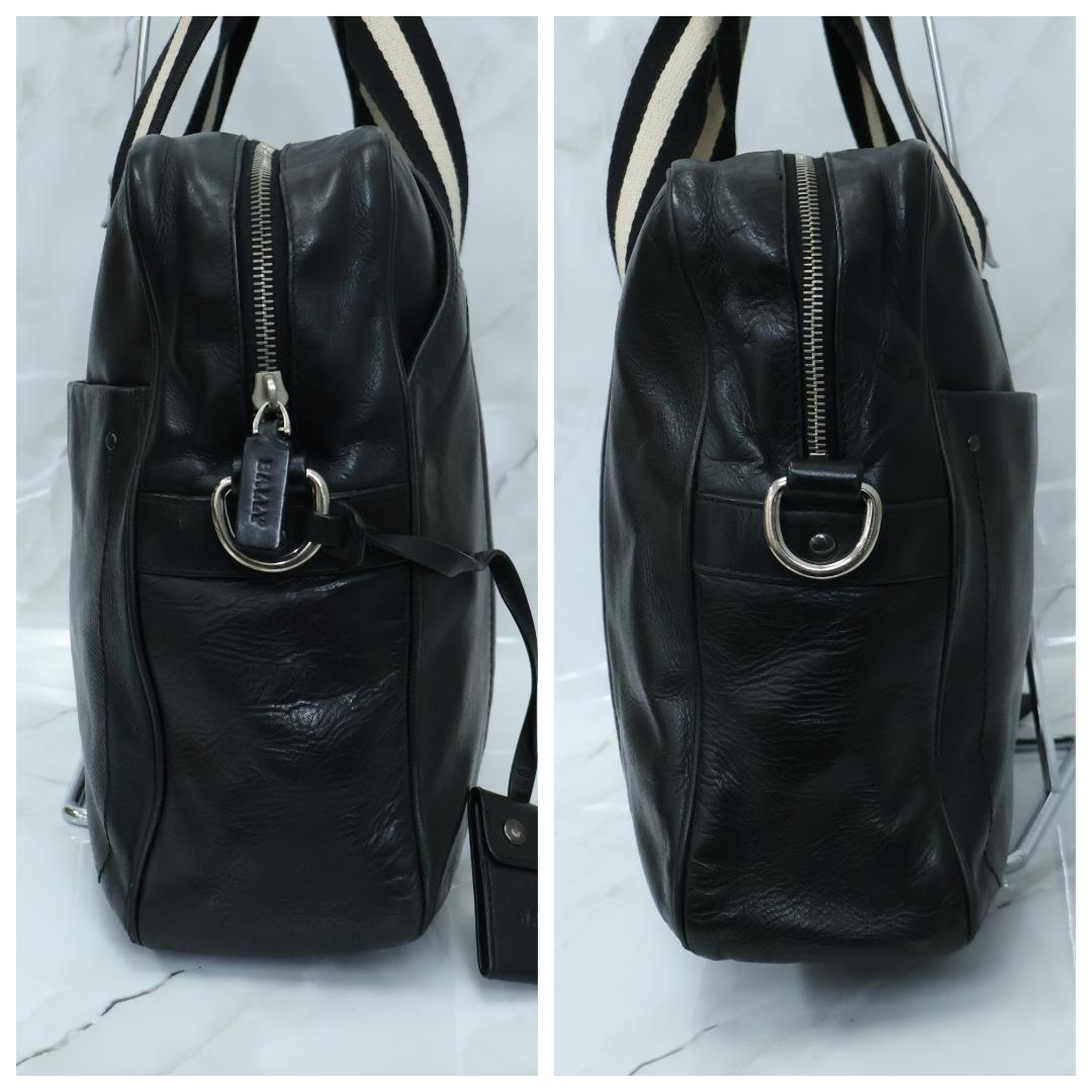 BALLY バリー 2way ビジネスバッグ トレインスポッティング レザー 黒