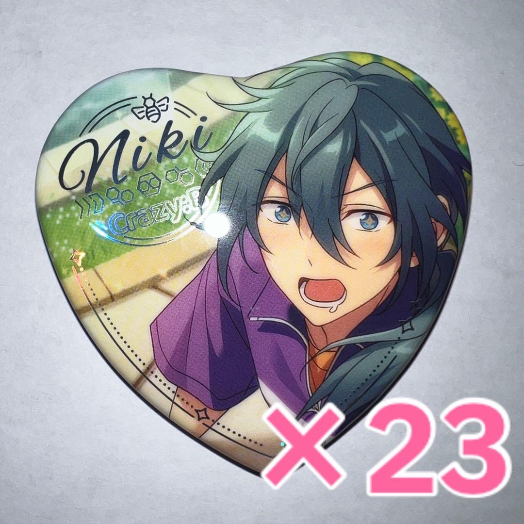 あんスタ 心光印彩 ハート缶バッジ 椎名ニキ