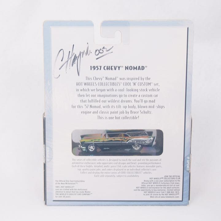 100% ホットウィール 1957 CHEVY NOMAD サイン入り - メルカリ
