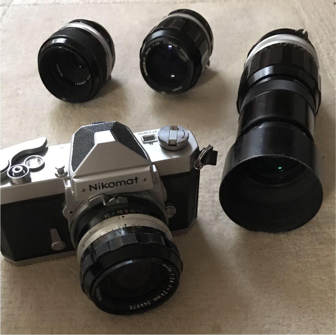 Nikomatの中古カメラ＋レンズ4種 Nikomatの中古カメラ＋レンズ4種