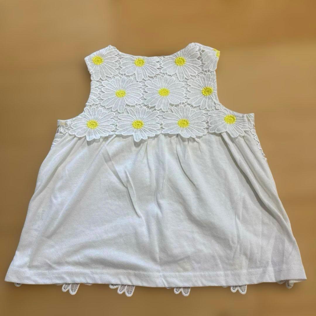 プティマイン petit main 120 黄色 トップス ノースリーブ 夏服 - メルカリ