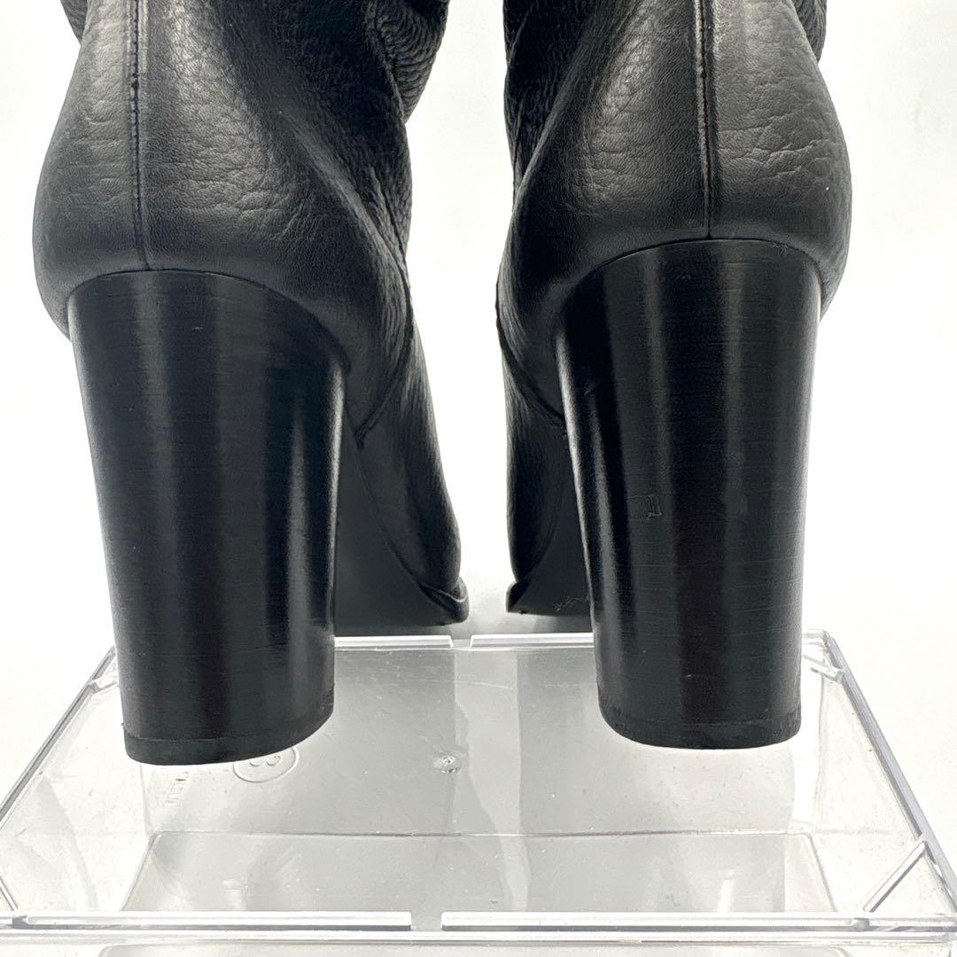 グッチ インターロッキング ロングブーツ 【36】チャンキーヒール