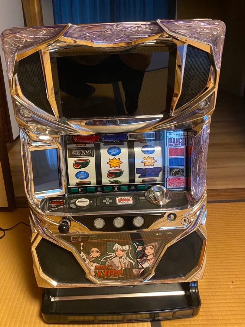 パチスロ　ディスクアップ (5.9号機 緑パネル) 稼働日記】ディスクアップ！第26戦目：4つ目のパネルデザインでさらに