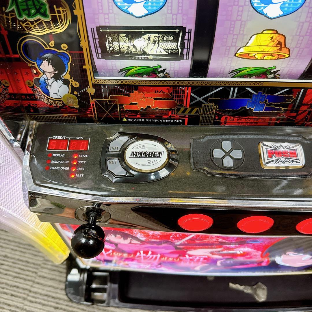 パチスロ実機 化物語 初代 コイン不要機 オートベット 無段階音量