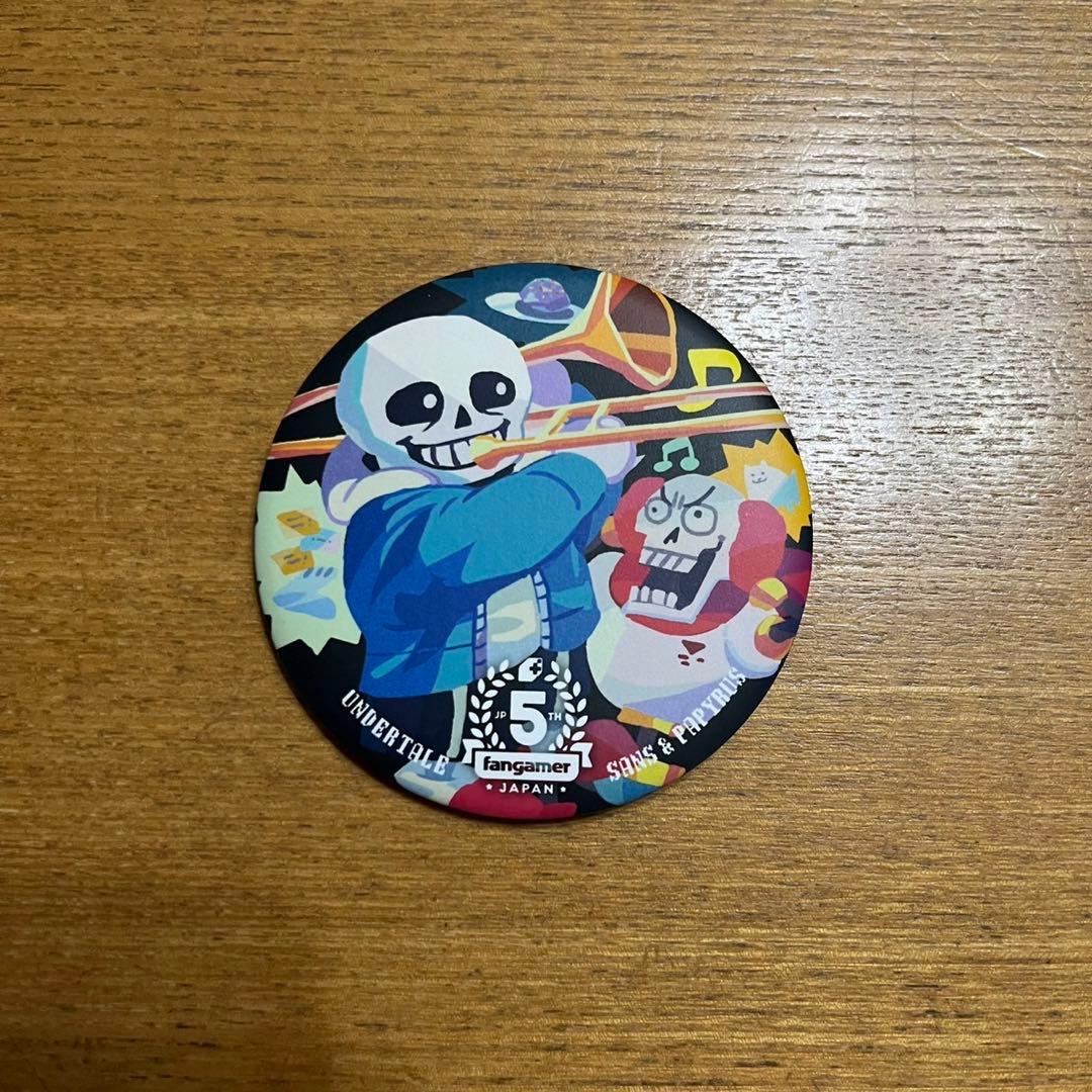 アンダーテール Fangamer Japan 5周年記念缶バッジ - メルカリ