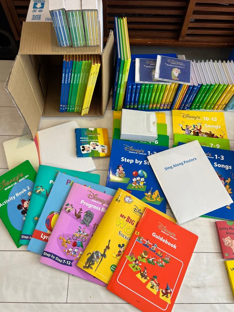 総額100万円ディズニー英語教材フルセット 送料込 新品未使用多数