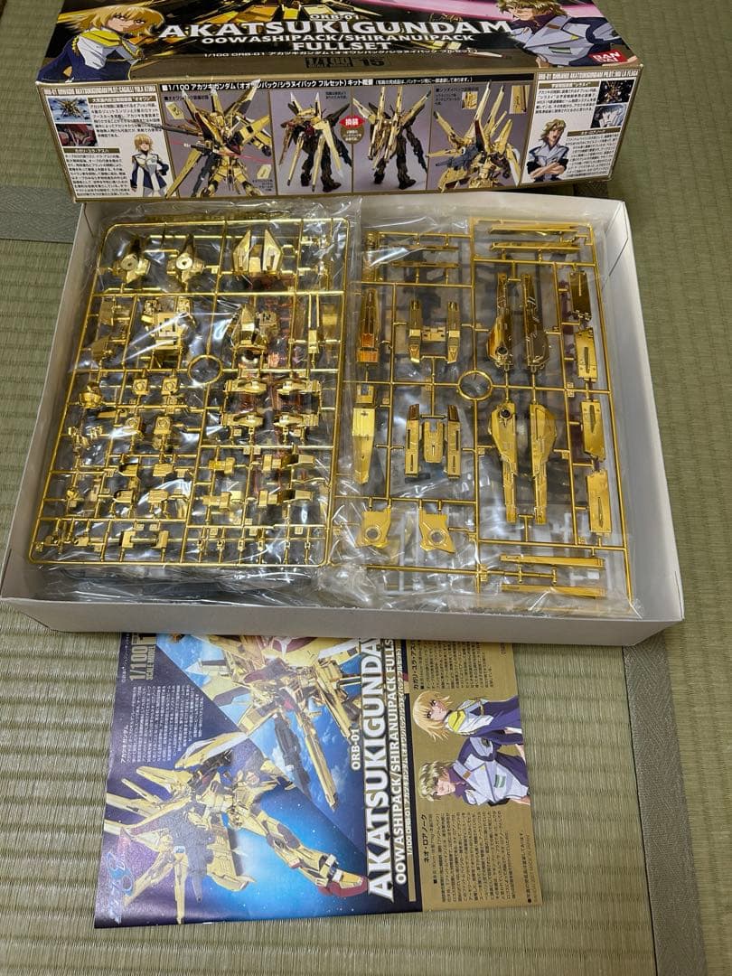 1/100 アカツキガンダム(オオワシパック/シラヌイパックフルセット