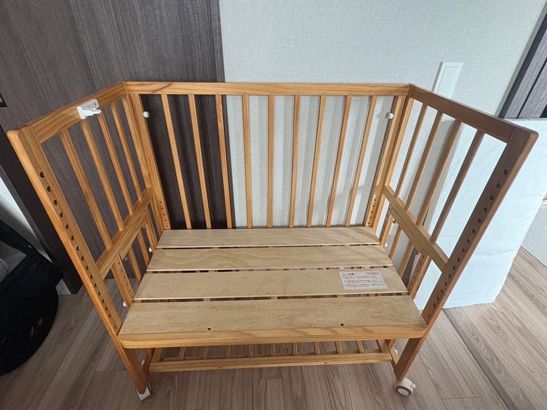 大和屋　そいねーるプラスムーブ　ベビーベッド　ナチュラル＋寝具セット そいねーる＋ムーブ yamatoya 大和屋 ベビーベッドのレンタル | そい