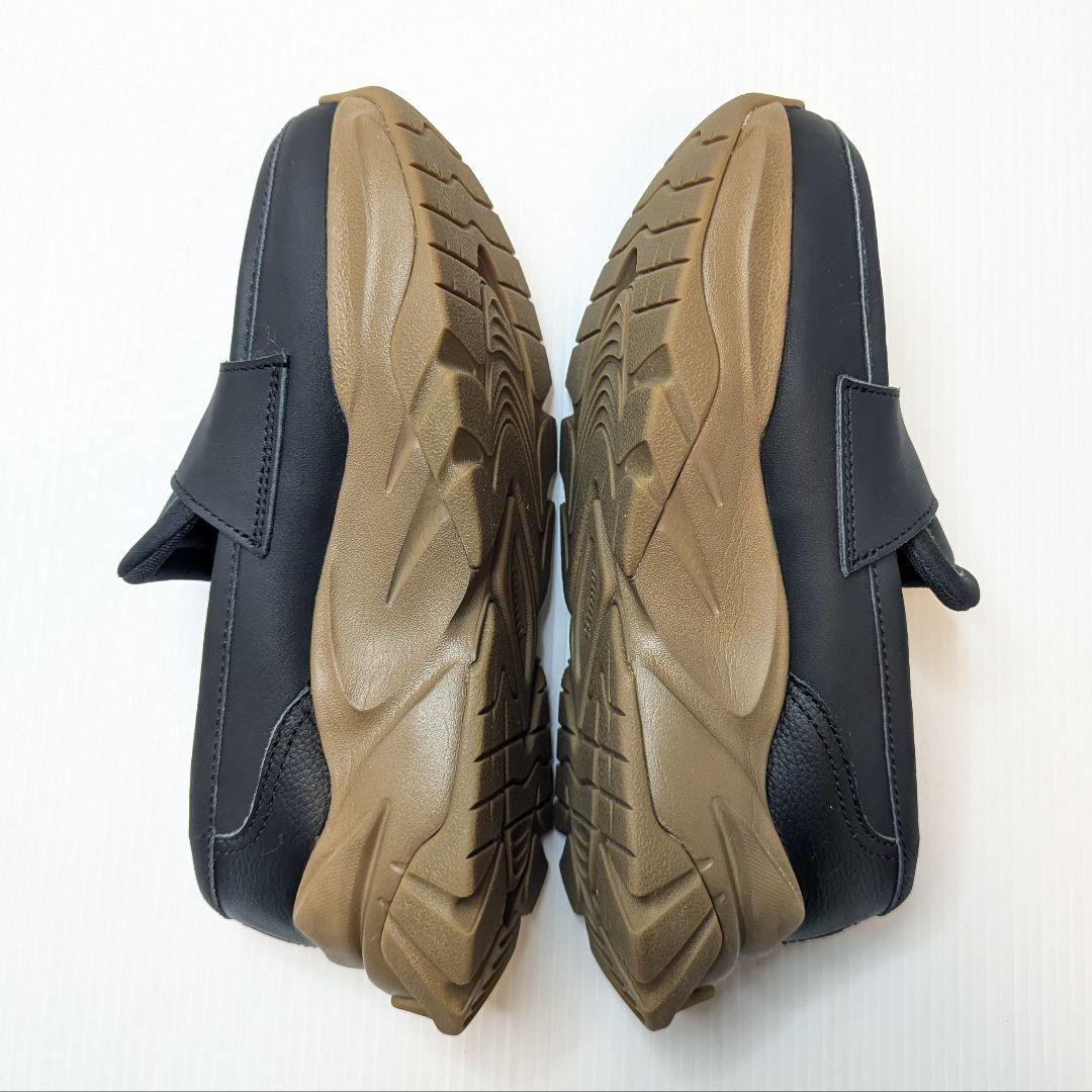 未使用に近い PUMA プーマ ローファー 23.5cm ブラック 厚底