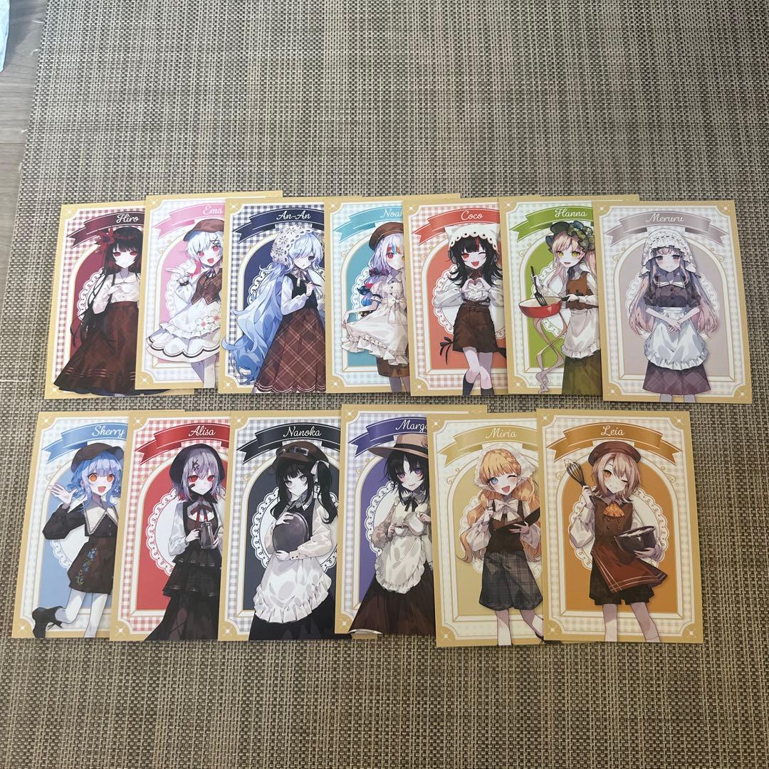 120 女の子 魔法少女ノ魔女裁判 江ノ島コラボカフェ 特典ポストカード