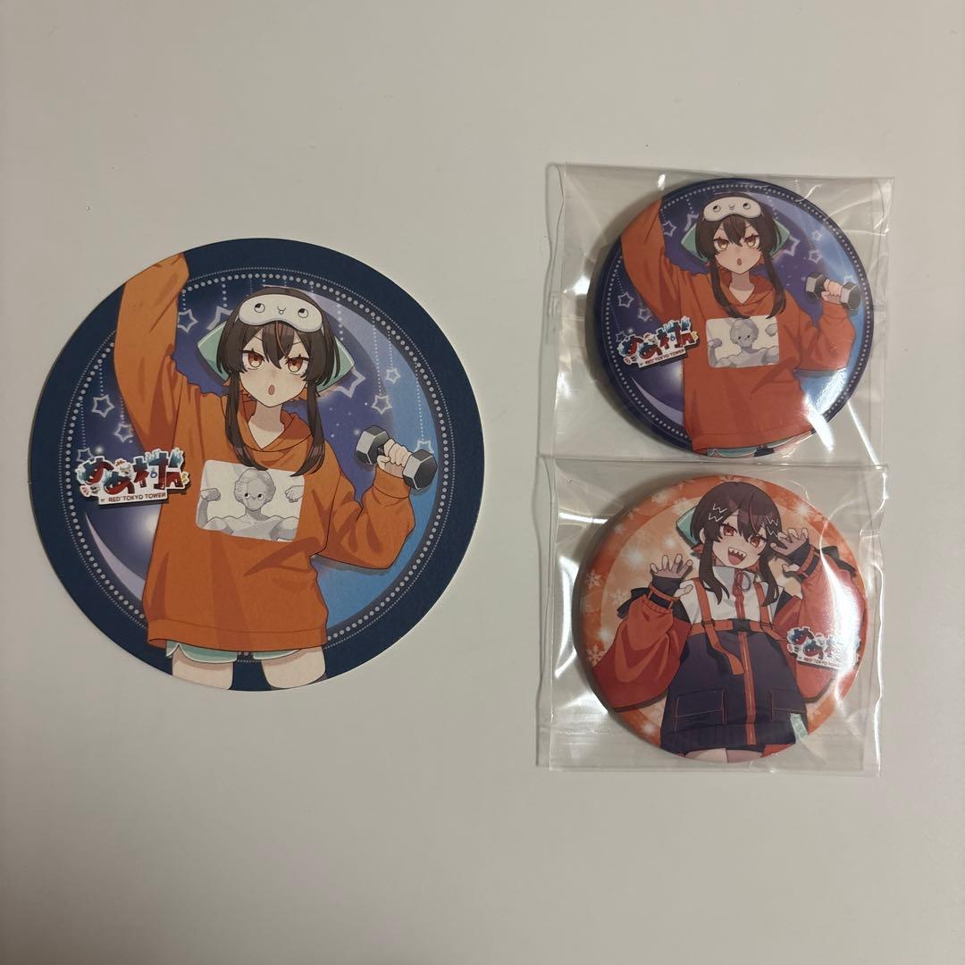 めめ村 ポップアップ 東京タワー ガンマス 缶バッジ コースター - メルカリ