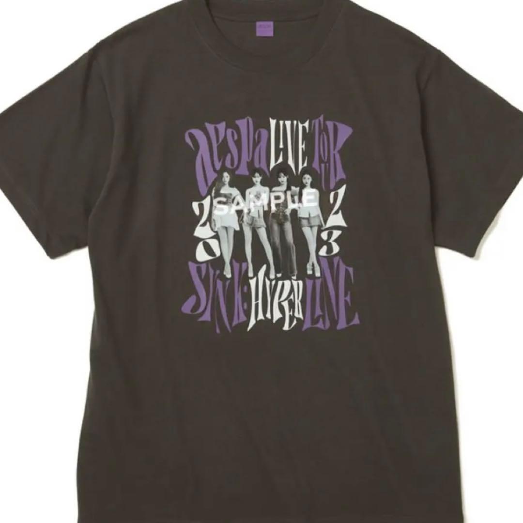 aespa 東京ドーム Tシャツ Mサイズ黒 - メルカリ