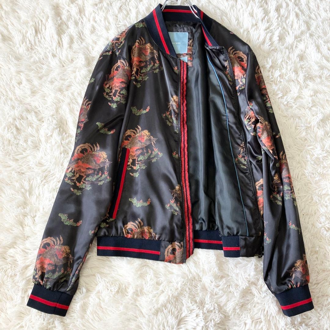 大人気完売品】ZARA ザラ スカジャン スーベニア ジャケット 鳳凰 和柄