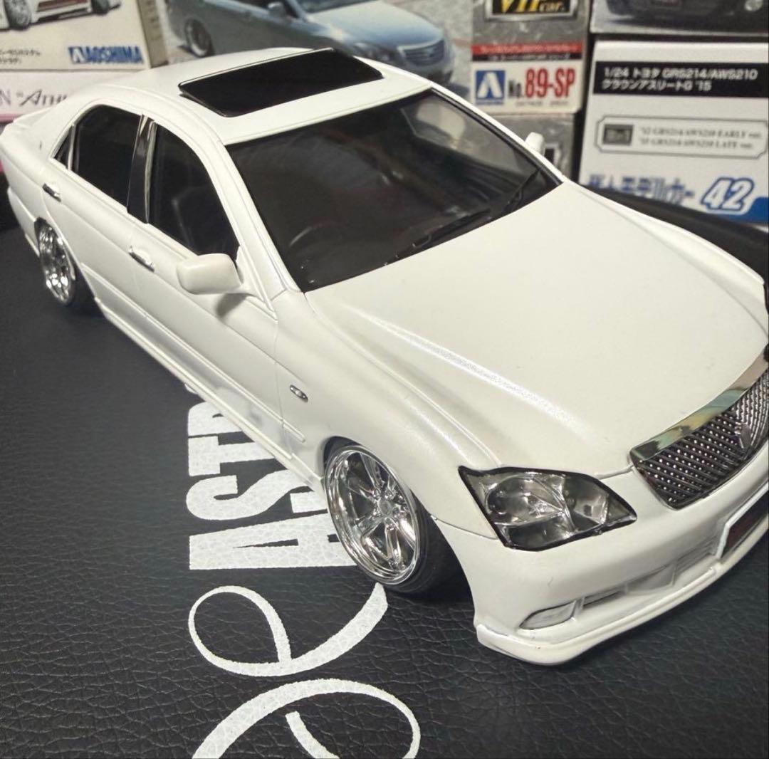 アオシマ GRS182 クラウン アスリート 深リム仕様 - メルカリ