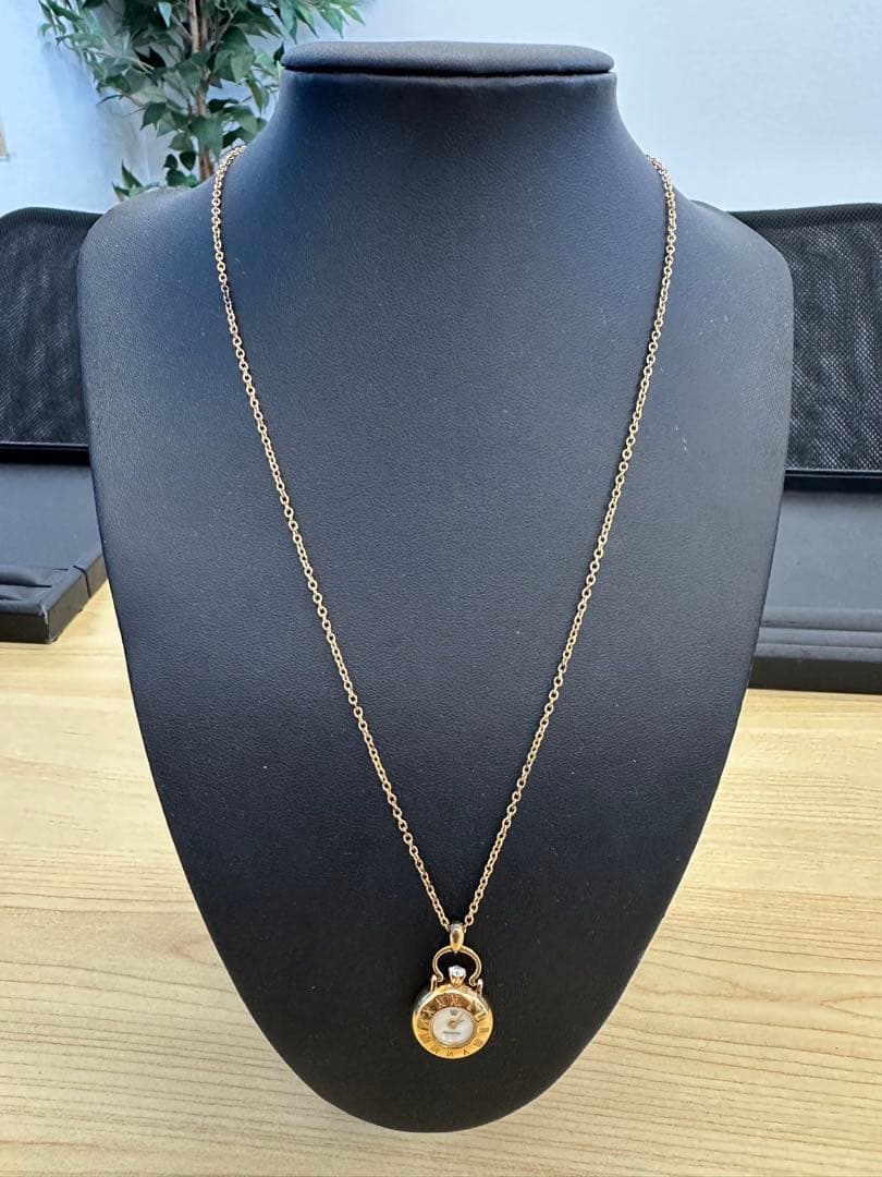 ◇WH-3909◇』MIKIMOTOミキモト☆ペンダントウォッチリューズダイヤ