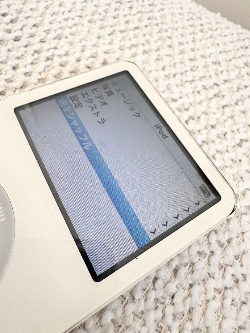 極美品 iPod Classic 5世代 MJ003 30GB新品バッテリー - メルカリ