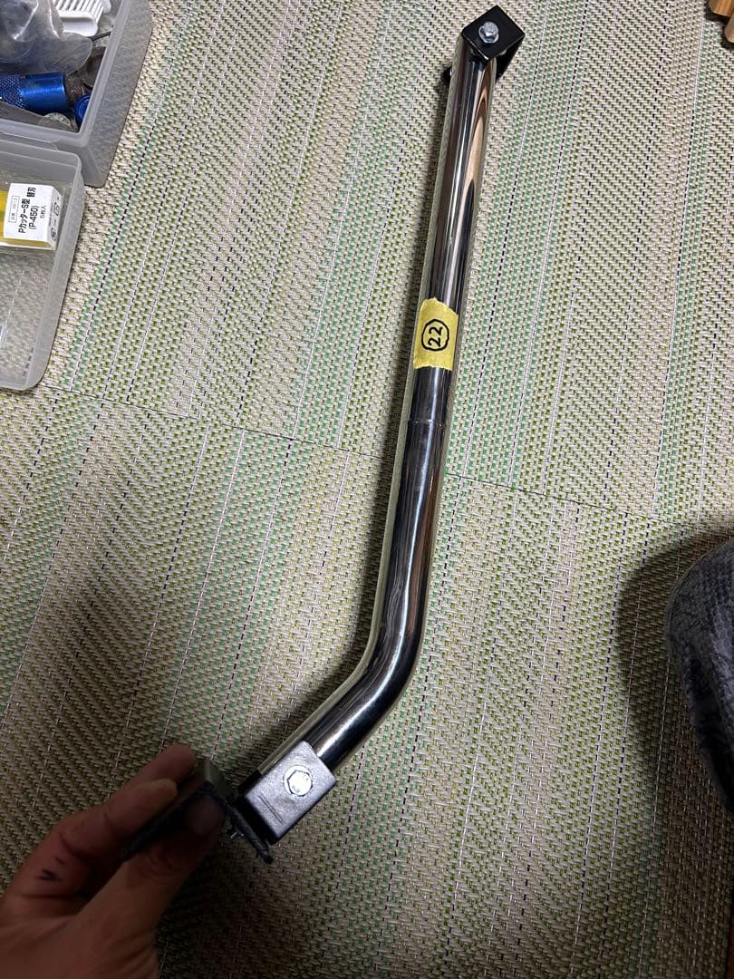 ㉒シグナスX4型フレーム補強バーセンターバーワンオフシート開閉対策